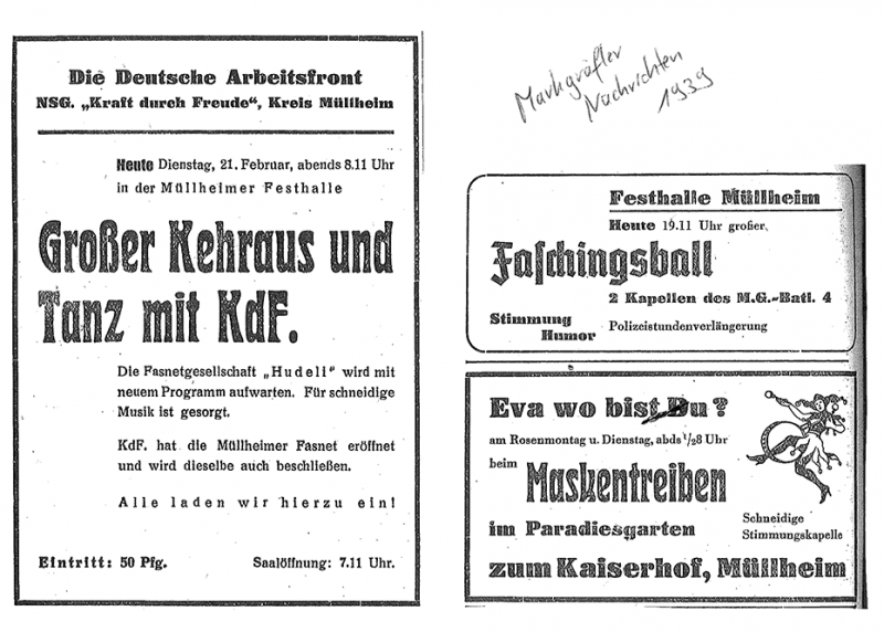 Markgräfler Nachrichten 1939